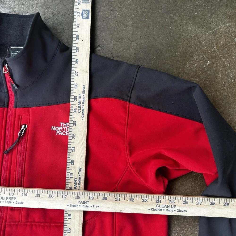 The North Face Apex Jacket Mens XL Red Softshell Fullzip Bionic GorpCore Hiking - Picture 9 of 10
